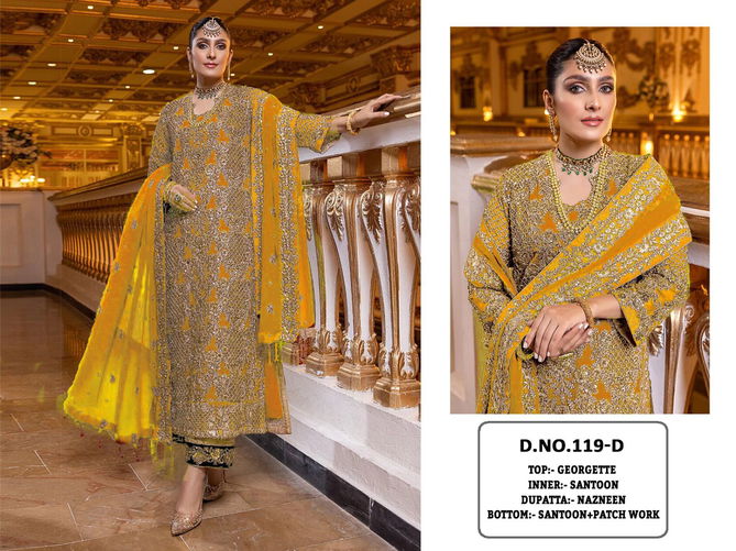 KF - 119 Colors Pakistani Salwar Suits Catalog